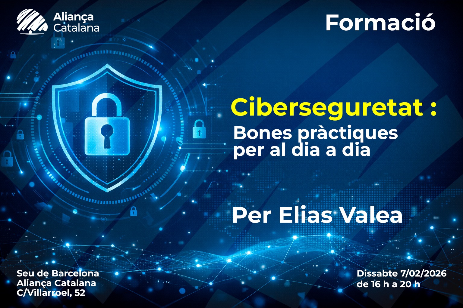 Formació-Ciberseguretat: Bones pràctiques per al dia a dia