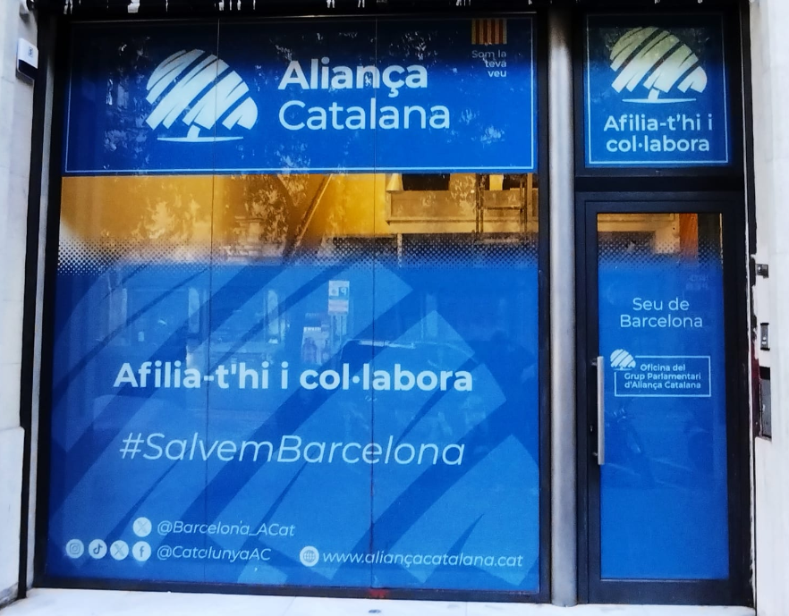 Inauguració de la seu d'Aliança Catalana a Barcelona